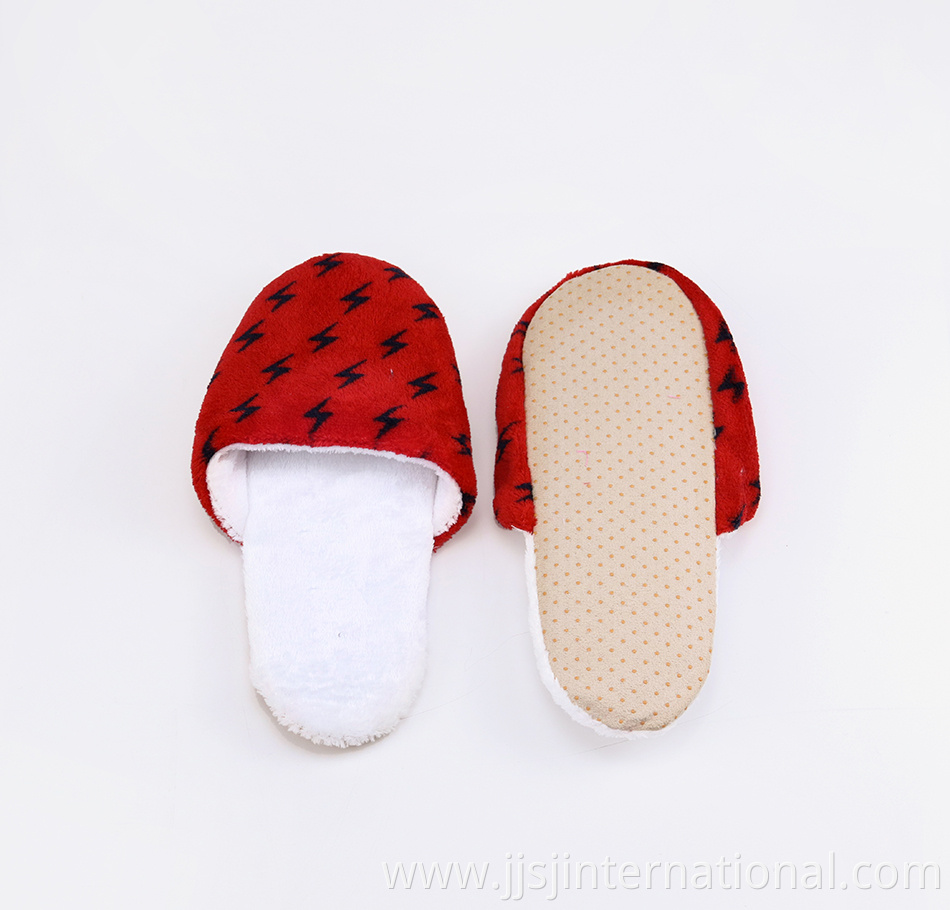 Home half bag heel cotton slippers